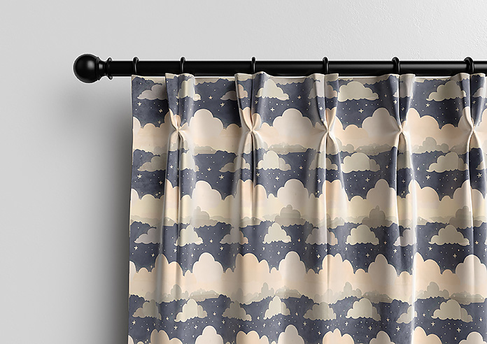 Cloudy Cosmos, Twinkle Grey - Made to Measure Curtains - Image 10